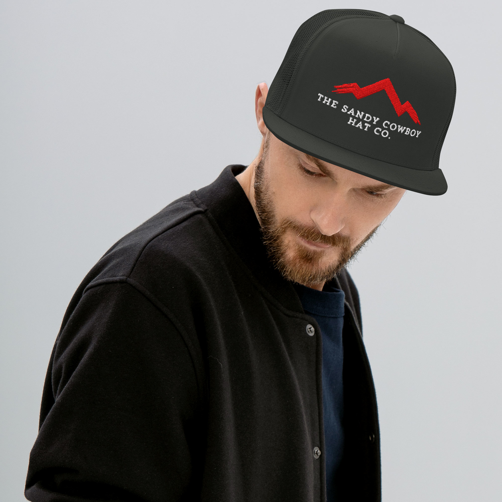 The Original | Red Ridge Series | Flat Trucker - The Sandy Cowboy Hat Co.