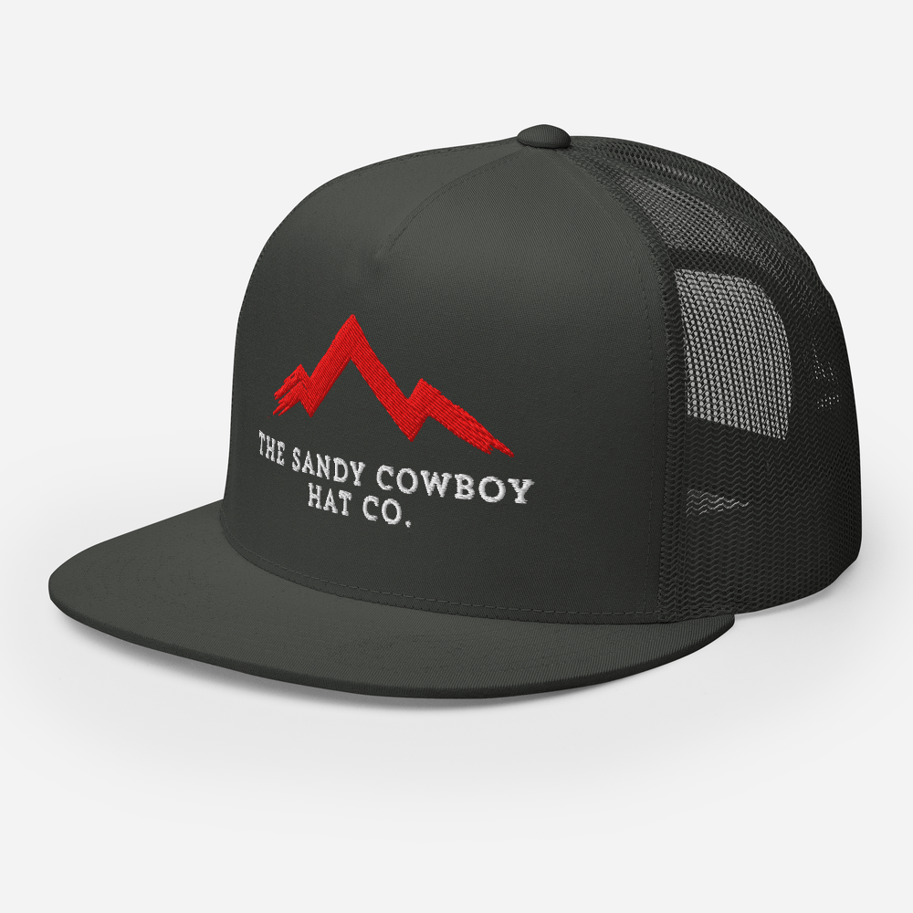 The Original | Red Ridge Series | Flat Trucker - The Sandy Cowboy Hat Co.