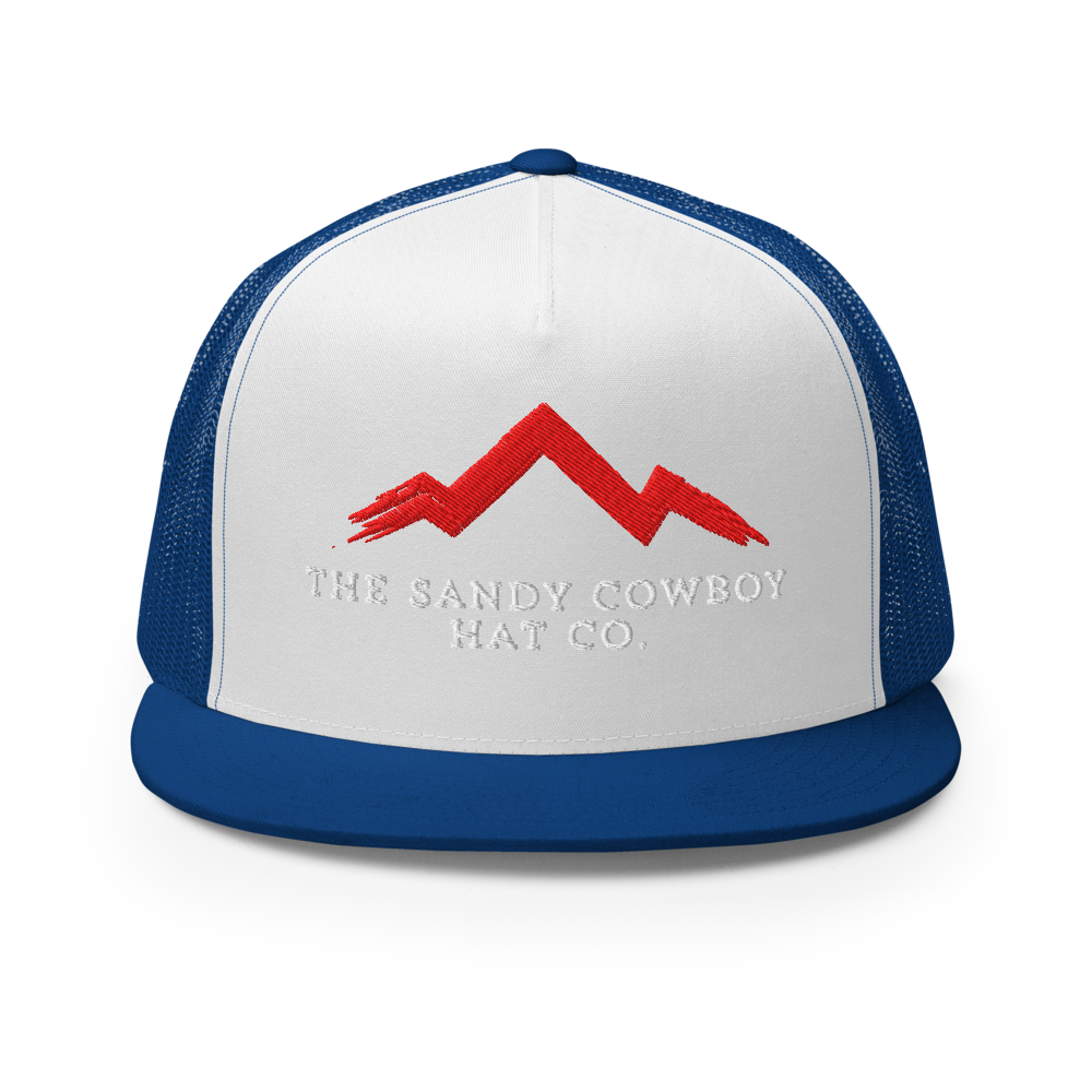 The Original | Red Ridge Series | Flat Trucker - The Sandy Cowboy Hat Co.