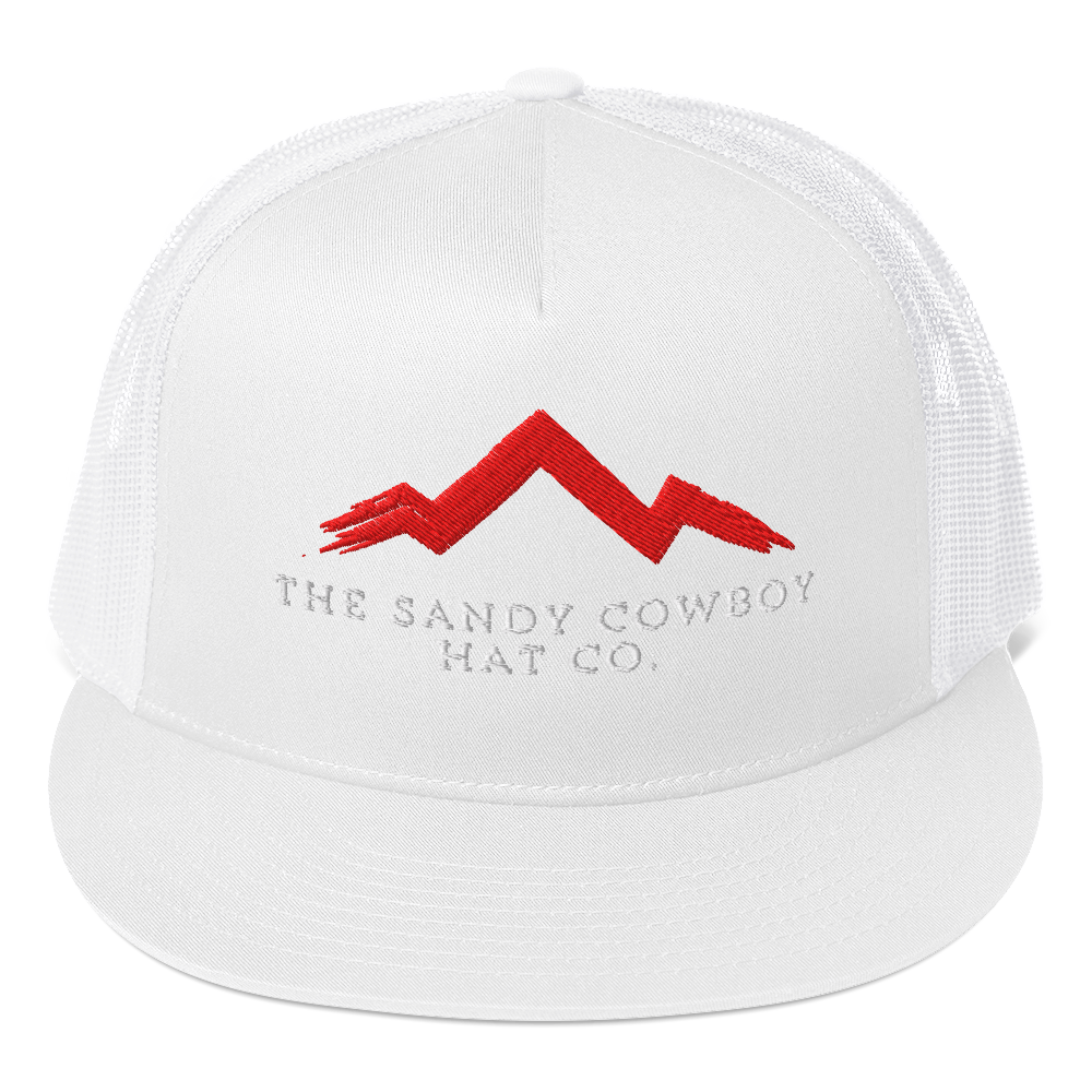 The Original | Red Ridge Series | Flat Trucker - The Sandy Cowboy Hat Co.