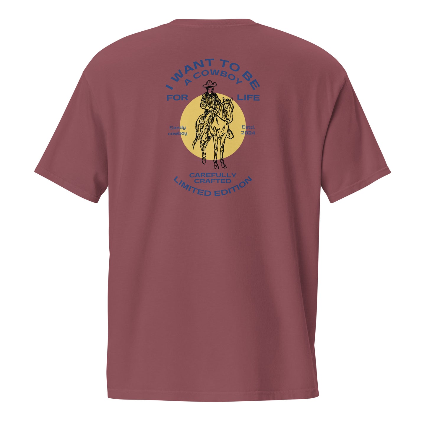 The Cowboy For Life Tee | Red Ridge Series | Pocket T-Shirt - The Sandy Cowboy Hat Co.