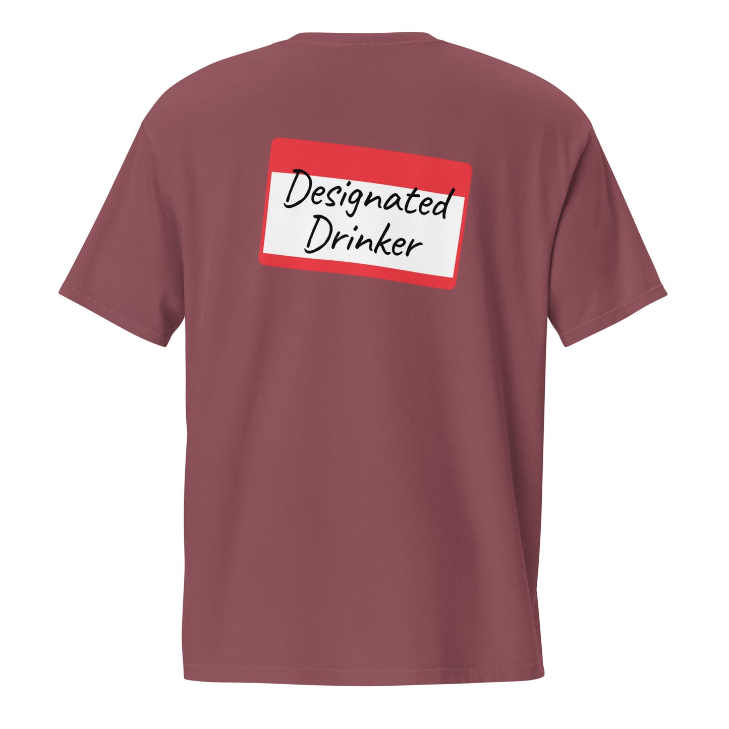 The Designated Drinker Tee | Red Ridge Series | Pocket T-Shirt - The Sandy Cowboy Hat Co.