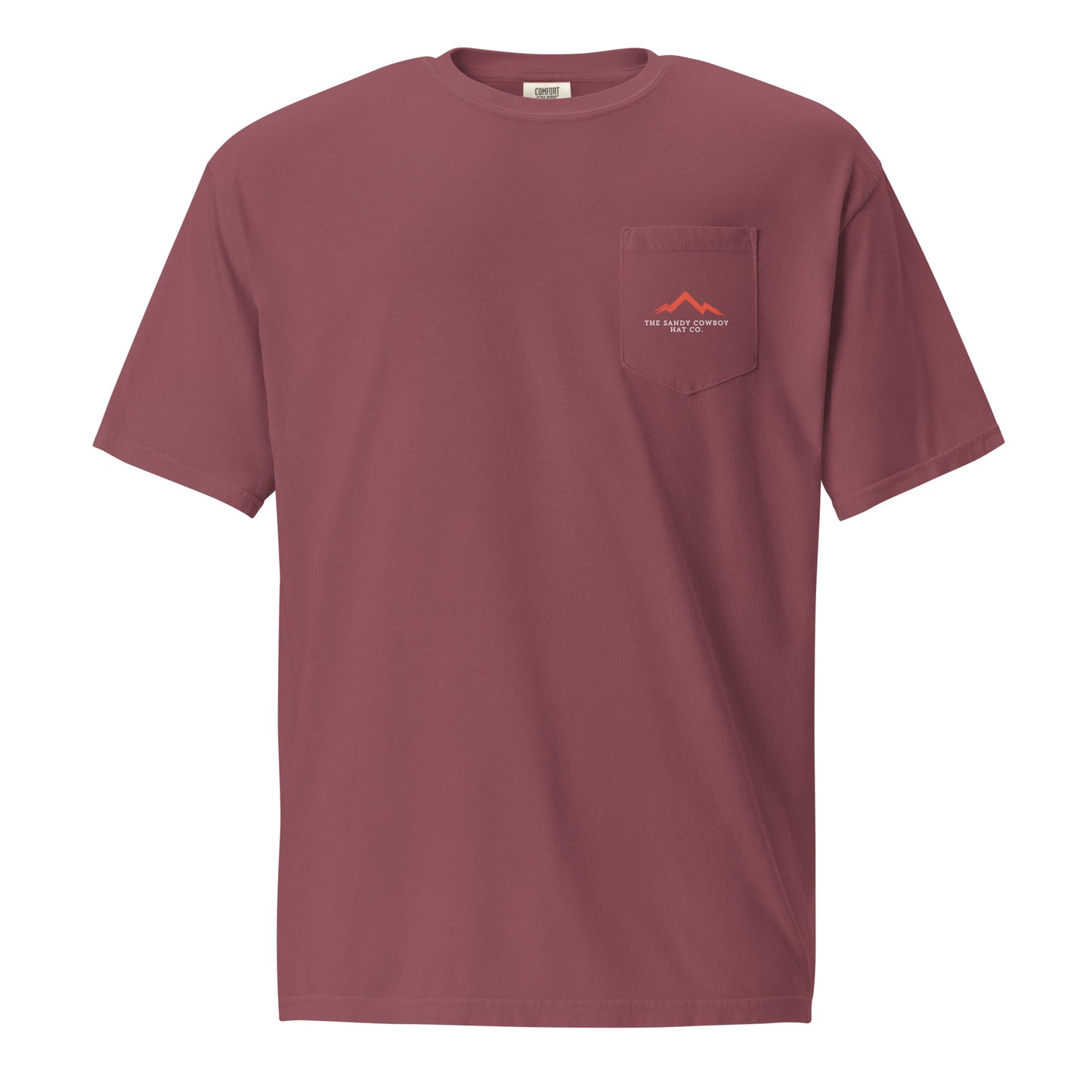 The Designated Drinker Tee | Red Ridge Series | Pocket T-Shirt - The Sandy Cowboy Hat Co.