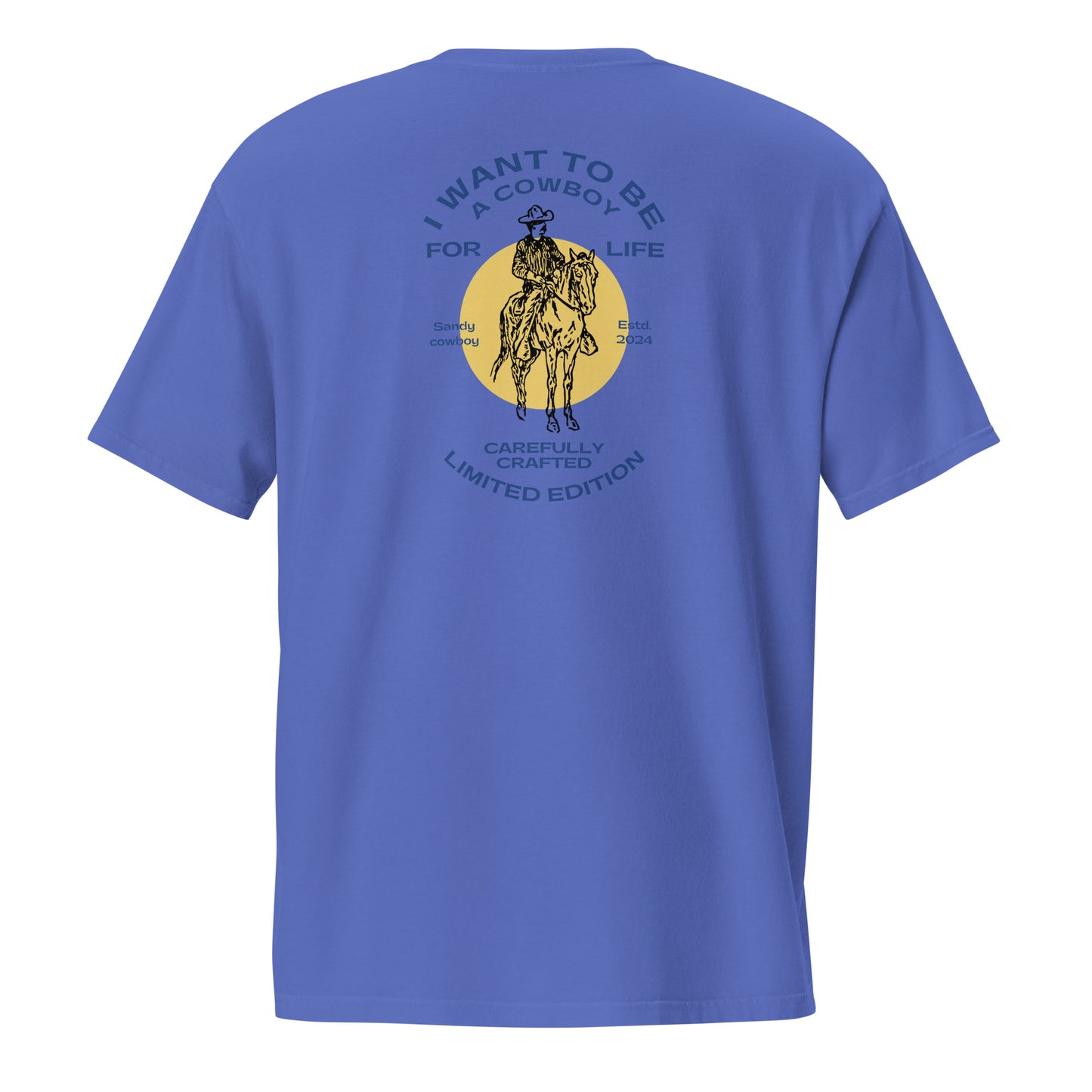 The Cowboy For Life Tee | Red Ridge Series | Pocket T-Shirt - The Sandy Cowboy Hat Co.