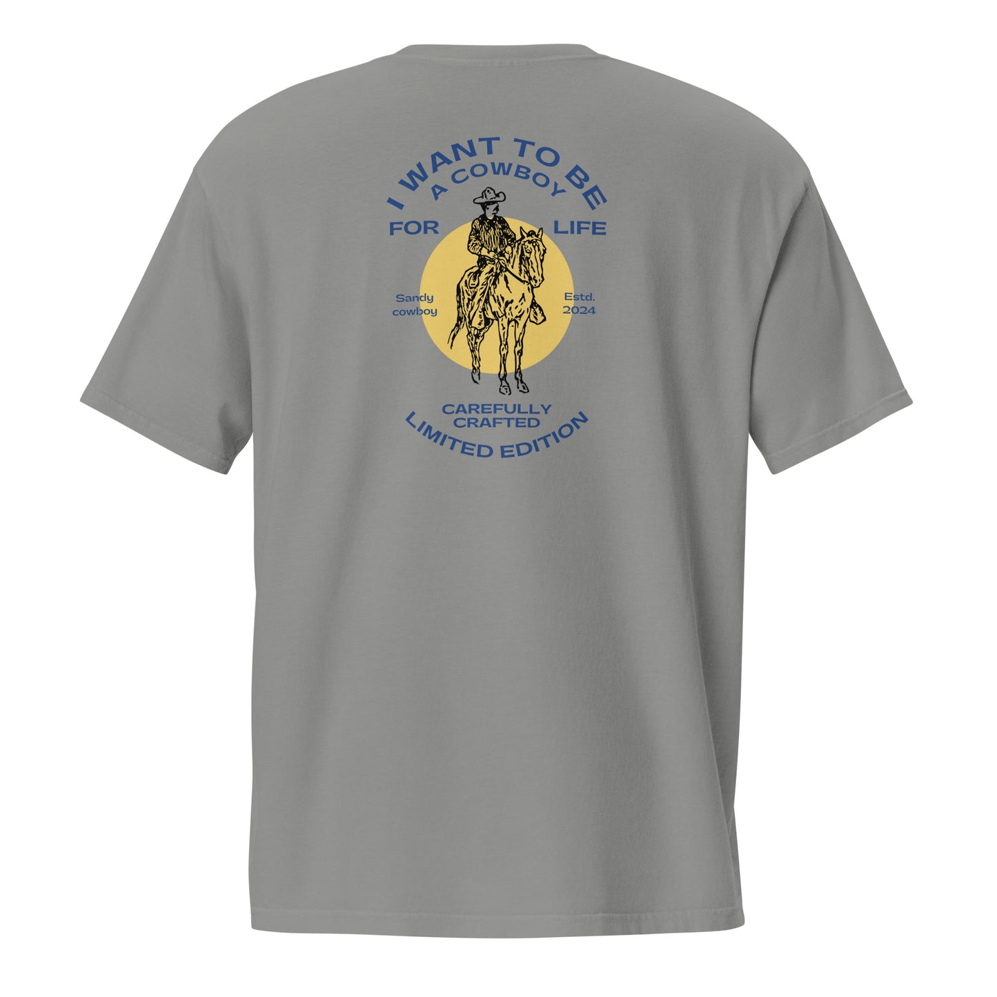 The Cowboy For Life Tee | Red Ridge Series | Pocket T-Shirt - The Sandy Cowboy Hat Co.