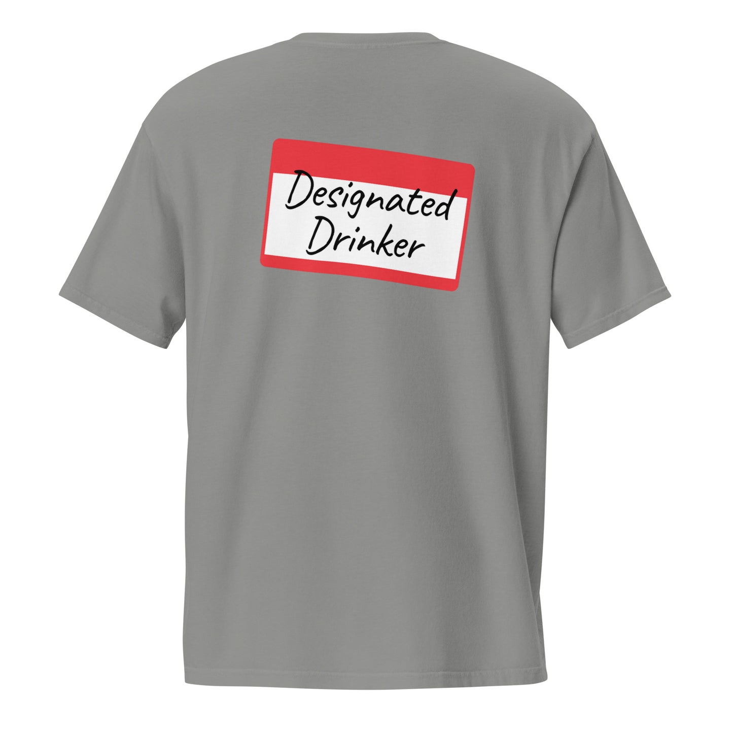 The Designated Drinker Tee | Red Ridge Series | Pocket T-Shirt - The Sandy Cowboy Hat Co.