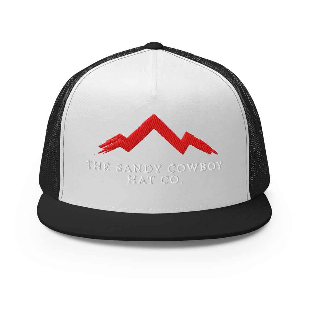 The Original | Red Ridge Series | Flat Trucker - The Sandy Cowboy Hat Co.