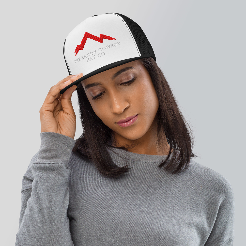 The Original | Red Ridge Series | Flat Trucker - The Sandy Cowboy Hat Co.