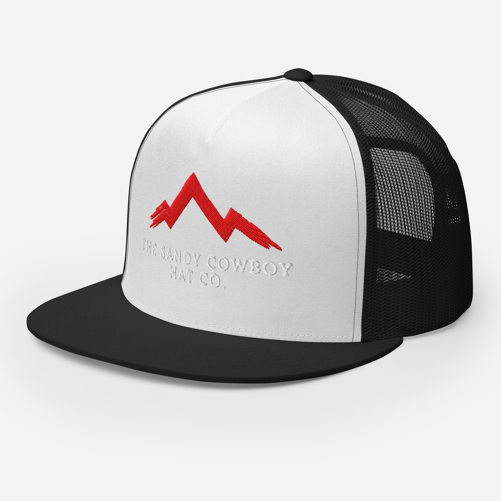 The Original | Red Ridge Series | Flat Trucker - The Sandy Cowboy Hat Co.