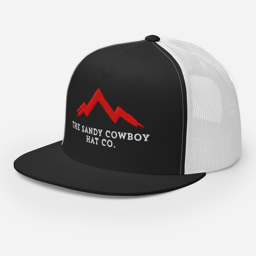 The Original | Red Ridge Series | Flat Trucker - The Sandy Cowboy Hat Co.