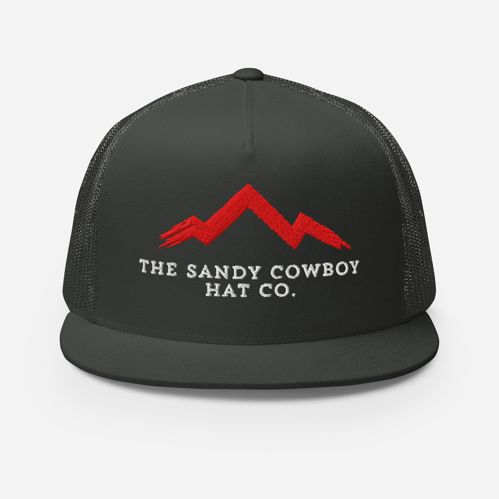 The Original | Red Ridge Series | Flat Trucker - The Sandy Cowboy Hat Co.
