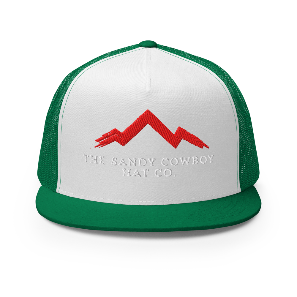 The Original | Red Ridge Series | Flat Trucker - The Sandy Cowboy Hat Co.