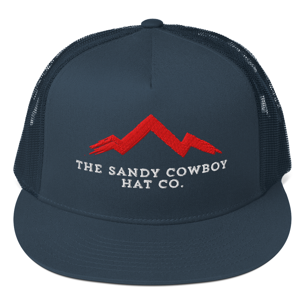 The Original | Red Ridge Series | Flat Trucker - The Sandy Cowboy Hat Co.