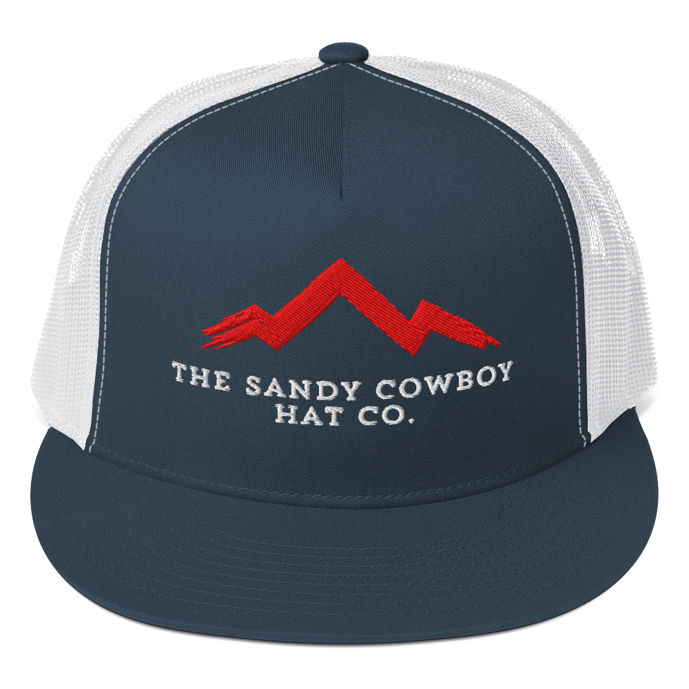The Original | Red Ridge Series | Flat Trucker - The Sandy Cowboy Hat Co.
