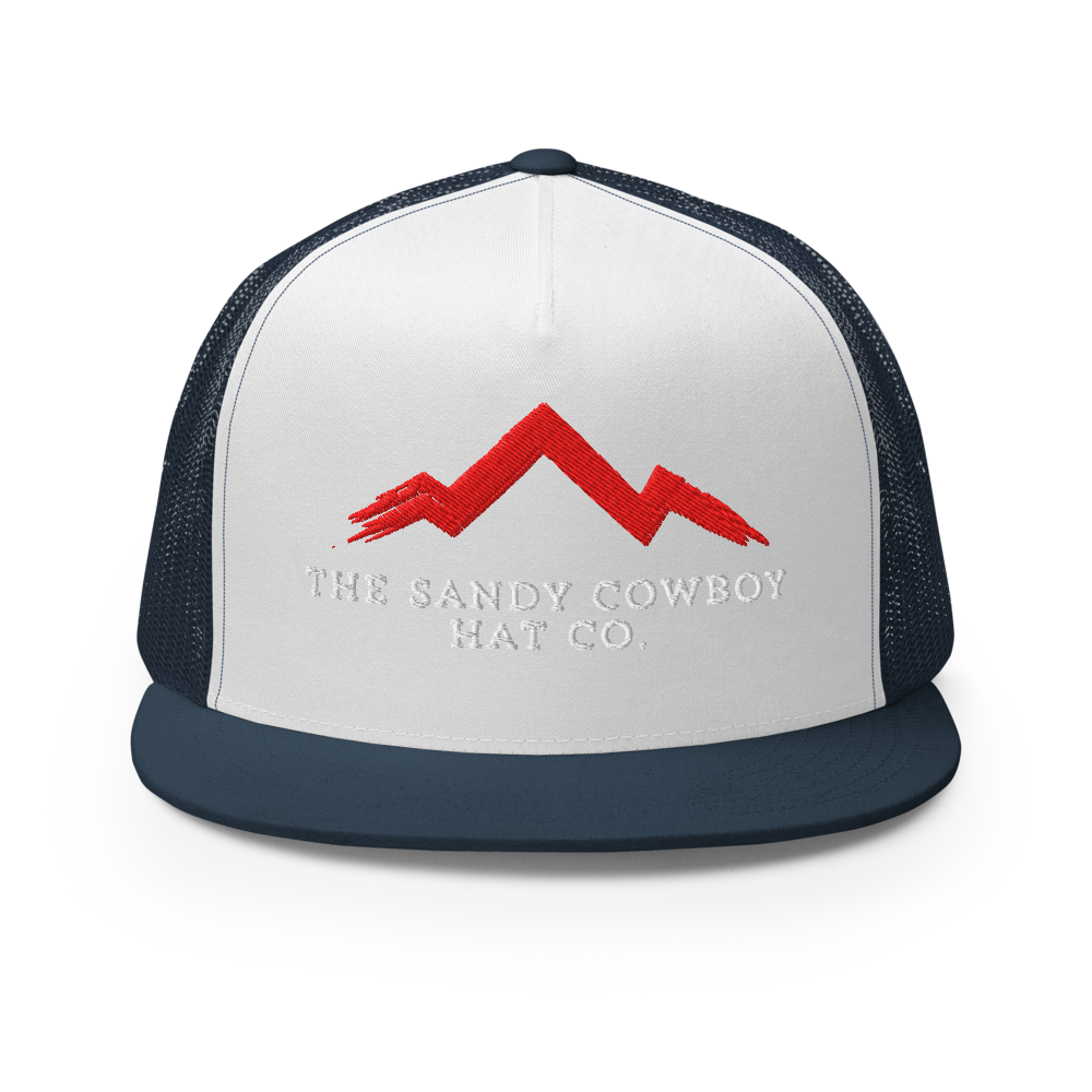 The Original | Red Ridge Series | Flat Trucker - The Sandy Cowboy Hat Co.