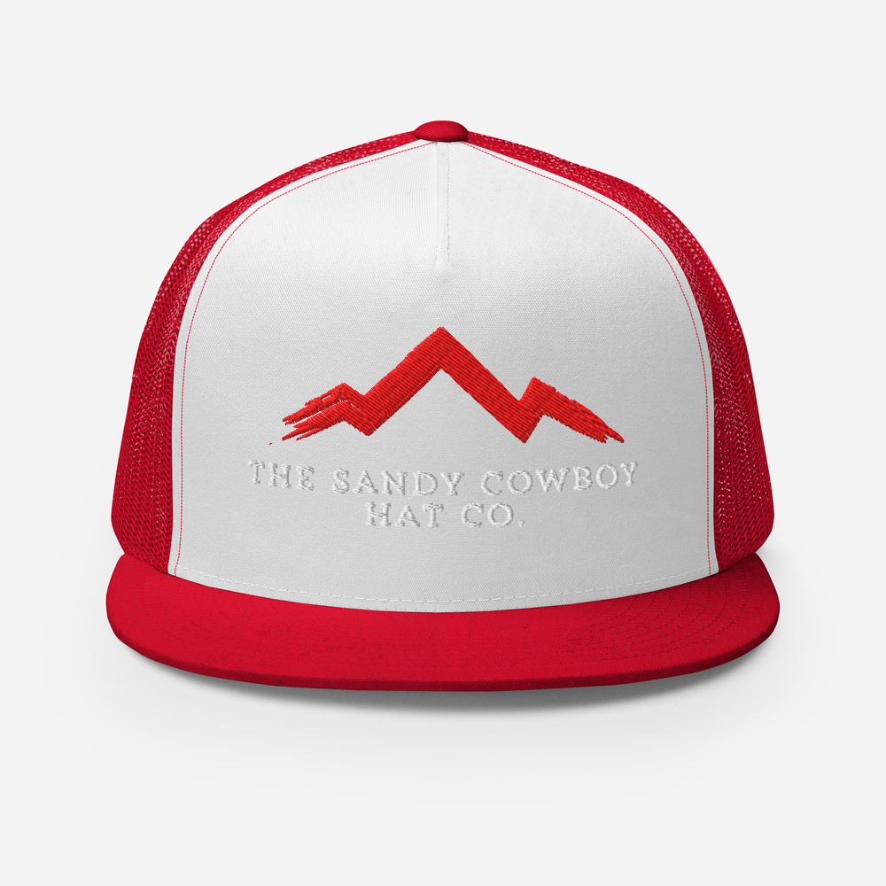 The Original | Red Ridge Series | Flat Trucker - The Sandy Cowboy Hat Co.
