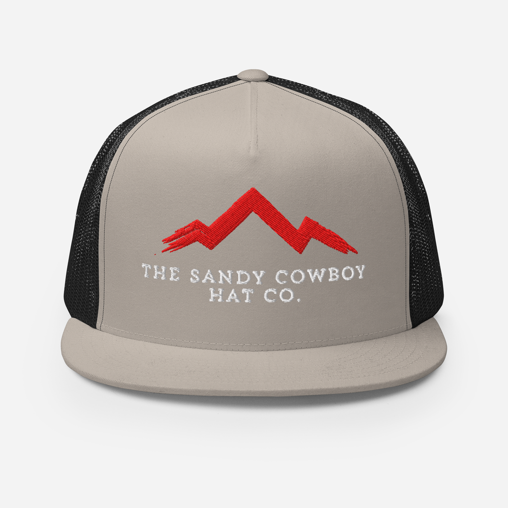 The Original | Red Ridge Series | Flat Trucker - The Sandy Cowboy Hat Co.