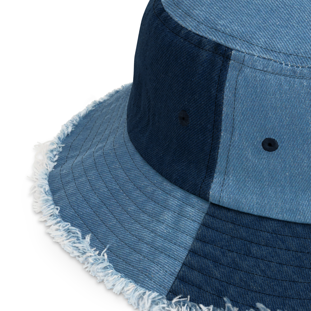 The Outlander | Red Ridge Series | Denim Bucket Hat - The Sandy Cowboy Hat Co.