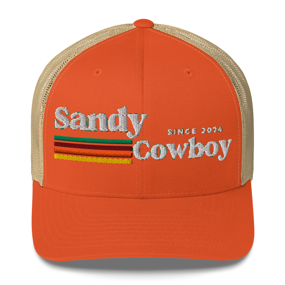 The Relaxed | Retro Rodeo Series | Standard Trucker - The Sandy Cowboy Hat Co.