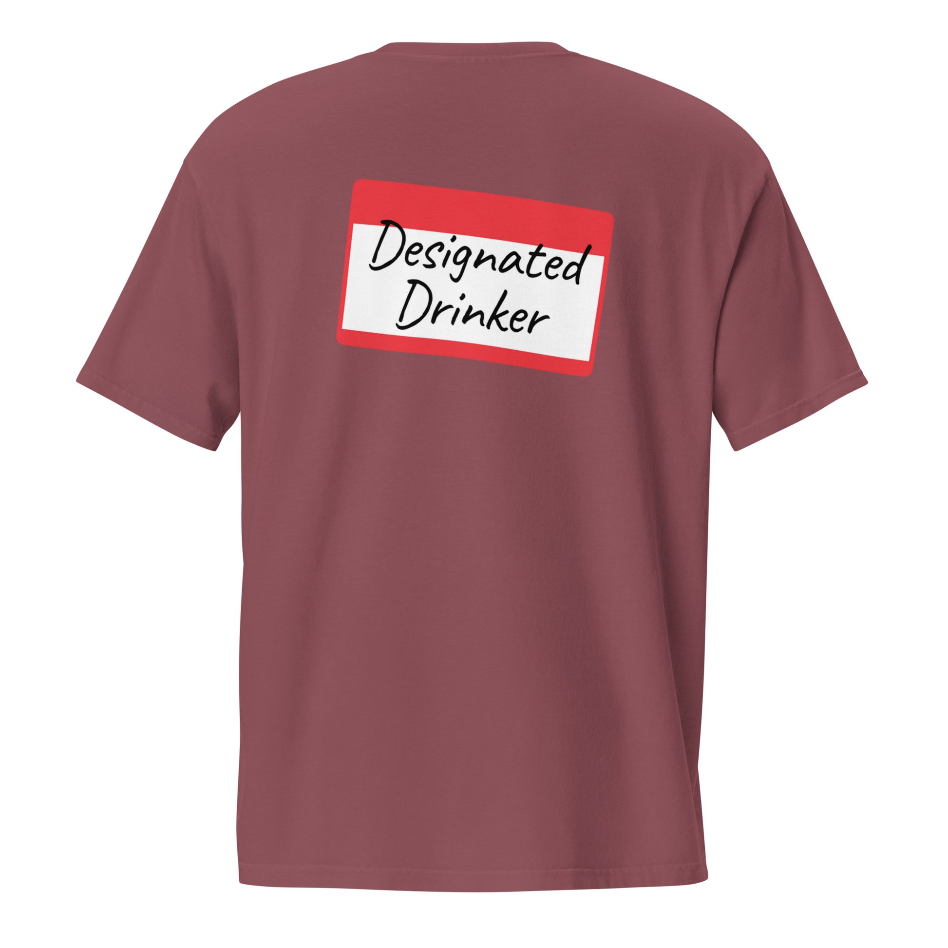 The Designated Drinker Tee | Red Ridge Series | Pocket T-Shirt - The Sandy Cowboy Hat Co.
