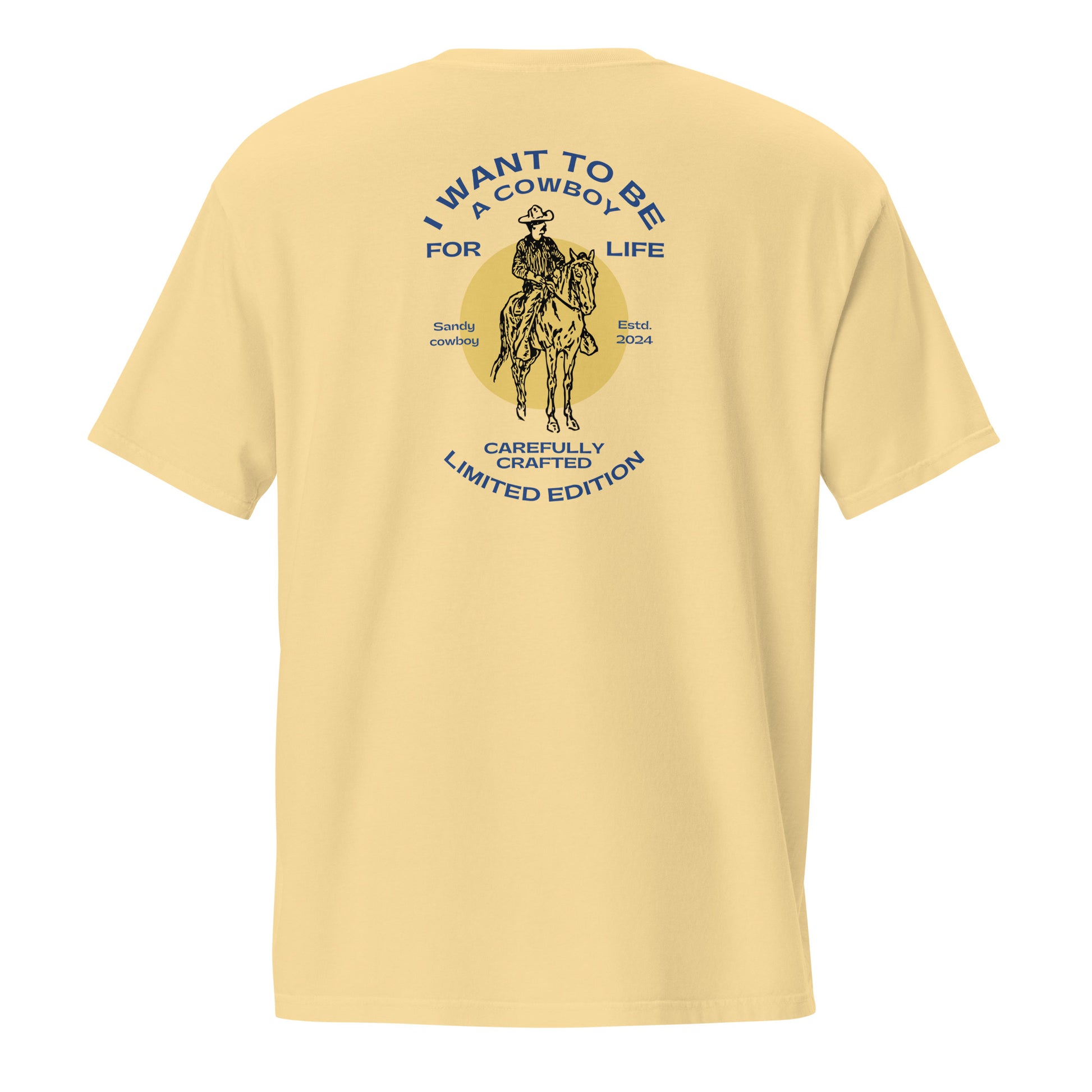 The Cowboy For Life Tee | Red Ridge Series | Pocket T-Shirt - The Sandy Cowboy Hat Co.