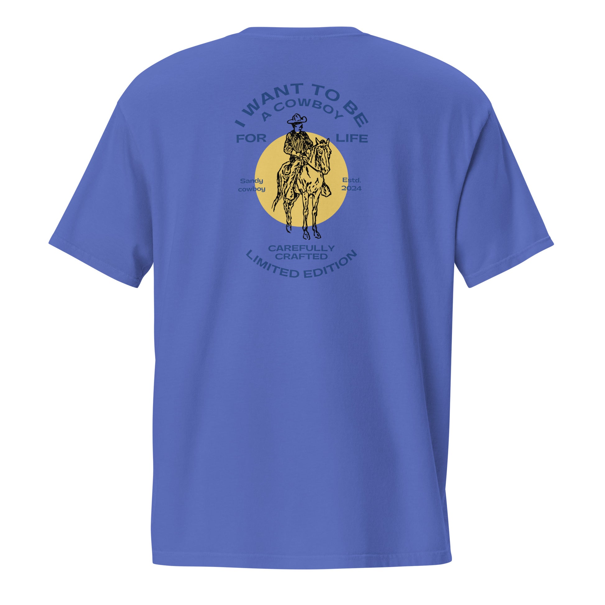 The Cowboy For Life Tee | Red Ridge Series | Pocket T-Shirt - The Sandy Cowboy Hat Co.
