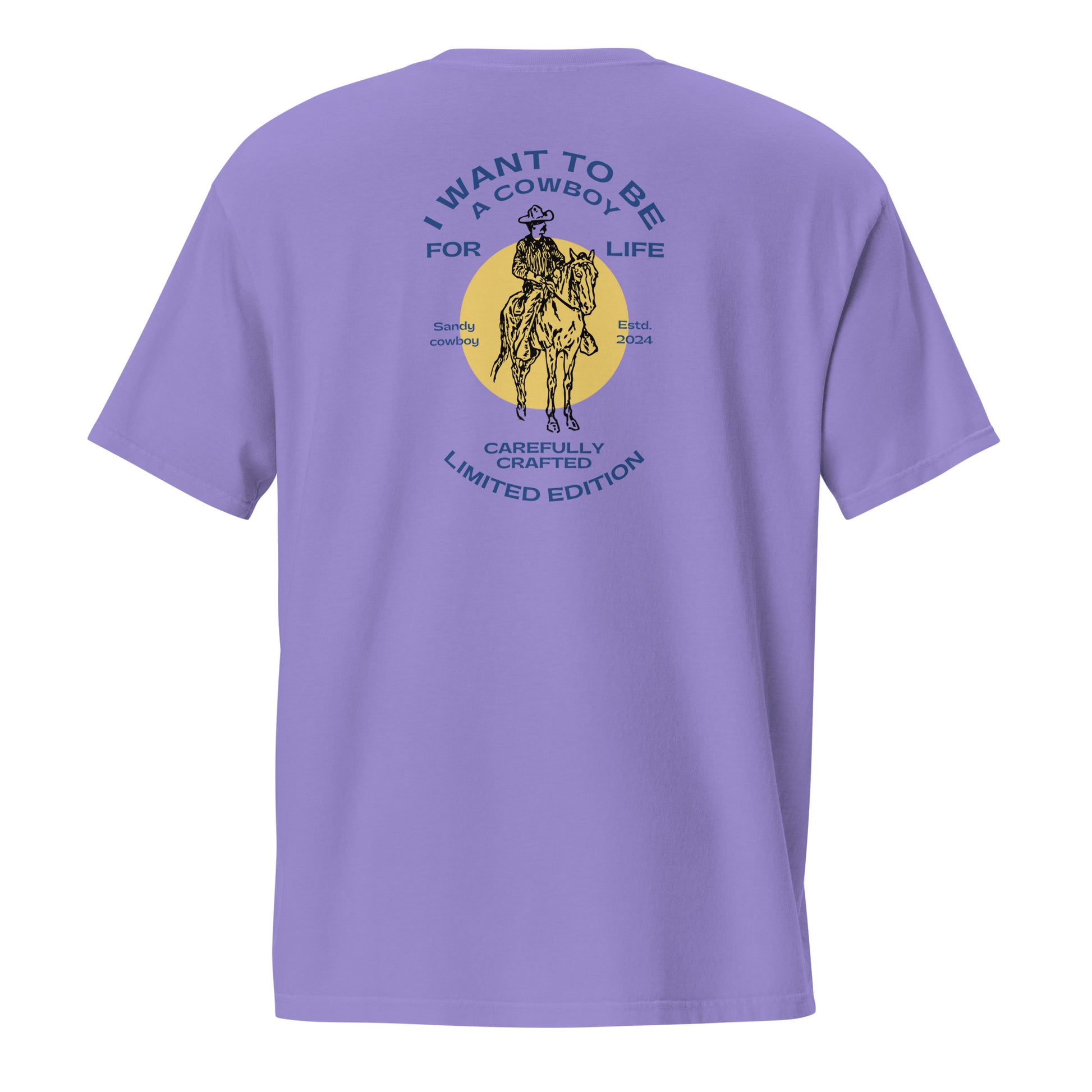 The Cowboy For Life Tee | Red Ridge Series | Pocket T-Shirt - The Sandy Cowboy Hat Co.
