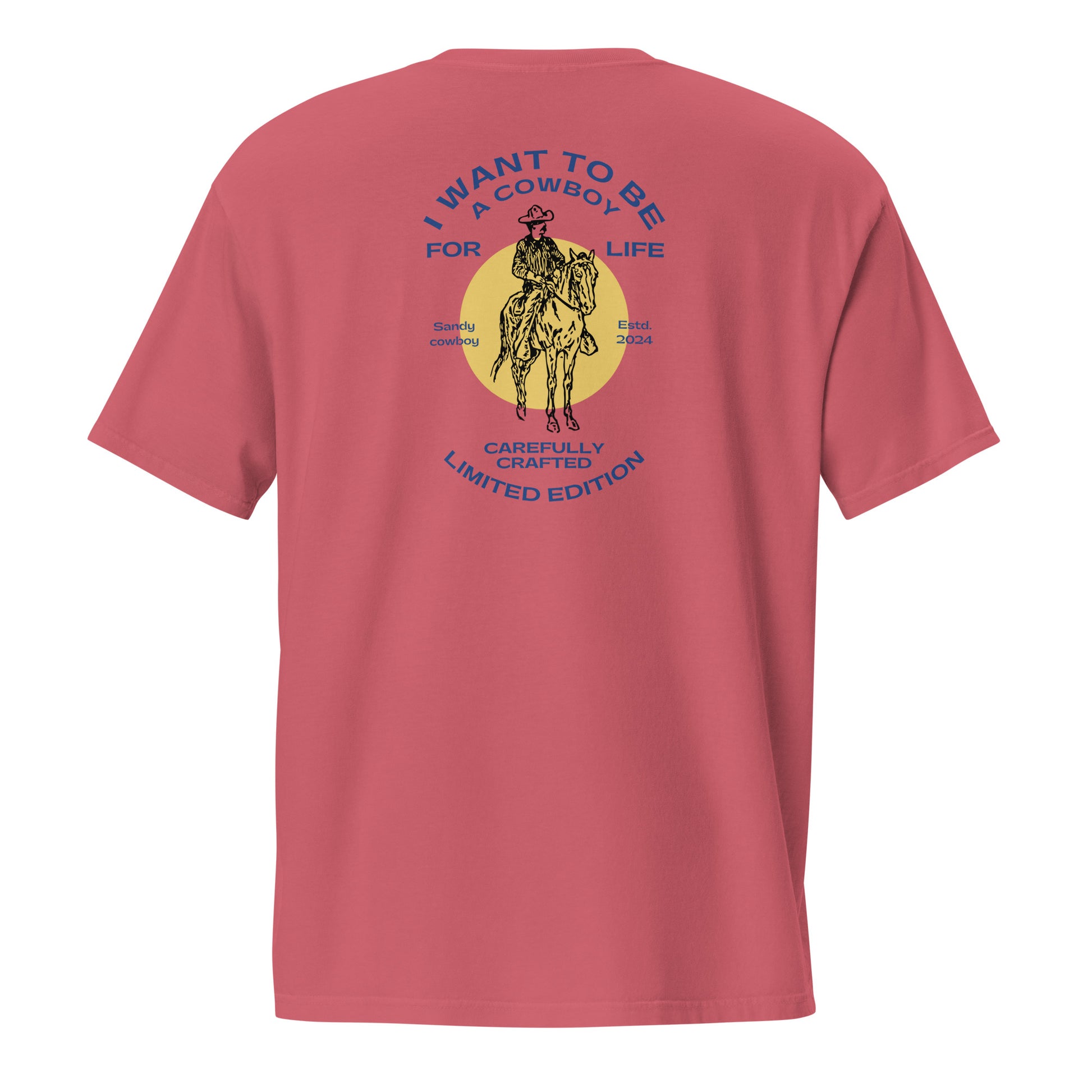 The Cowboy For Life Tee | Red Ridge Series | Pocket T-Shirt - The Sandy Cowboy Hat Co.