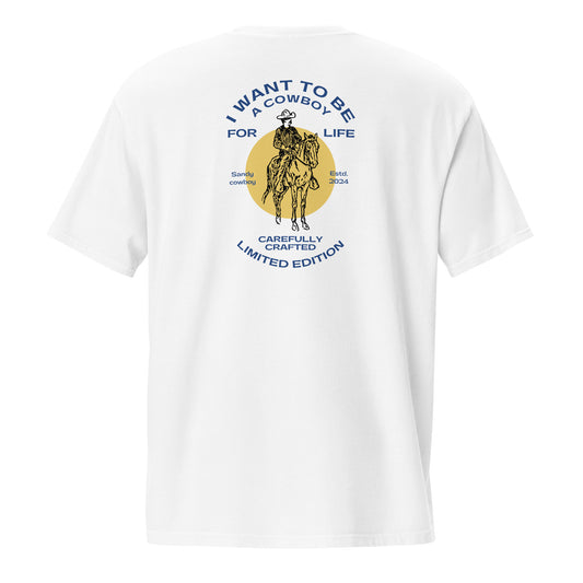 The Cowboy For Life Tee | Red Ridge Series | Pocket T-Shirt - The Sandy Cowboy Hat Co.
